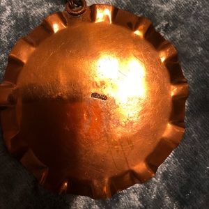 Mayan Jade & Copper Necklace Estate Piece